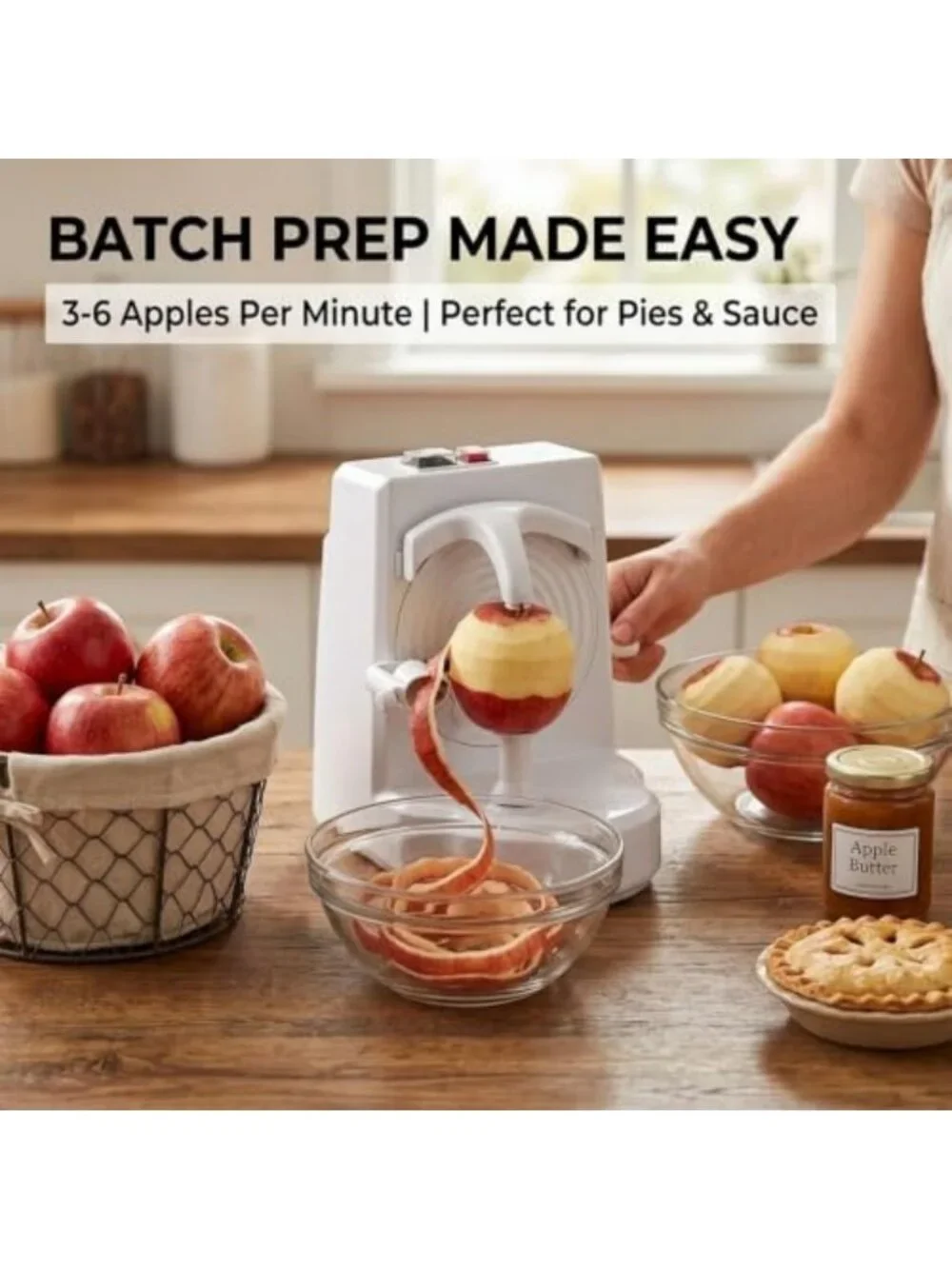 Automatic Electric Orange Peeler - Easy Fruit Peeler Machine for Quick Prep